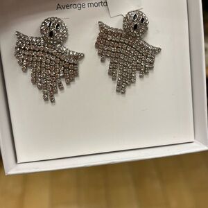 Halloween BaubleBar crystal ghost 👻 earrings